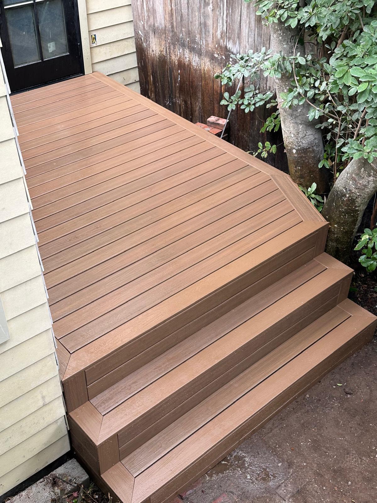 Deck build progress - step 7