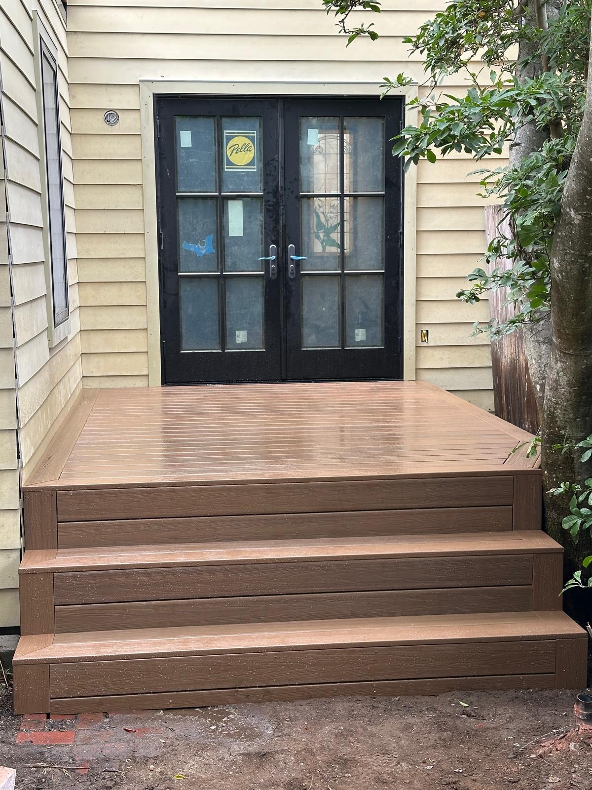 Deck build progress - step 8