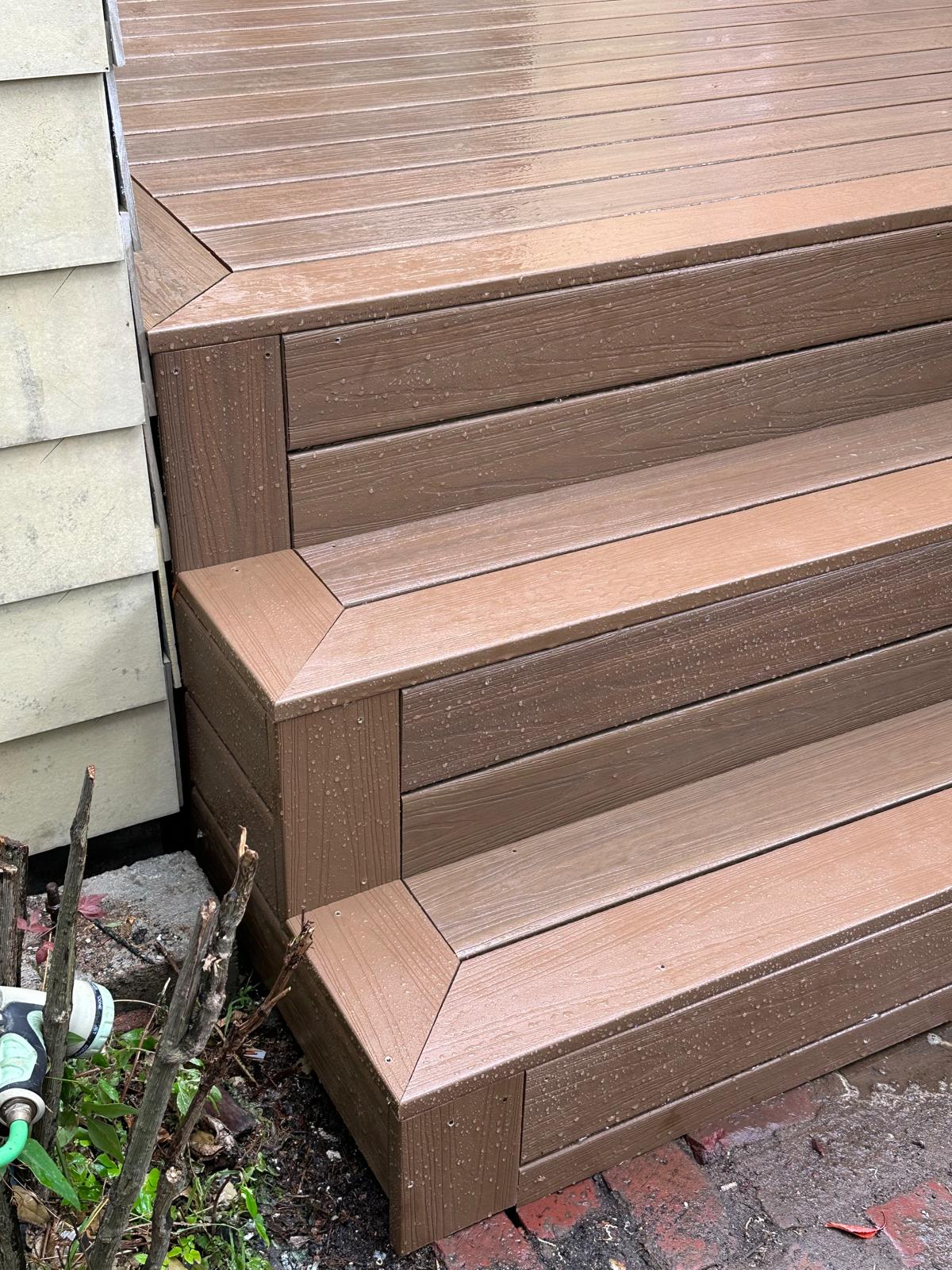 Deck build progress - step 9