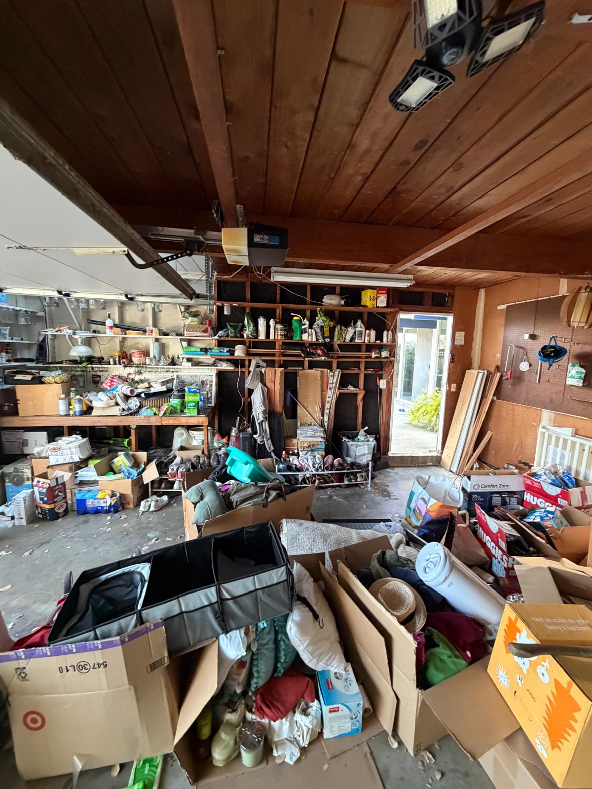 Garage remodel progress - step 1