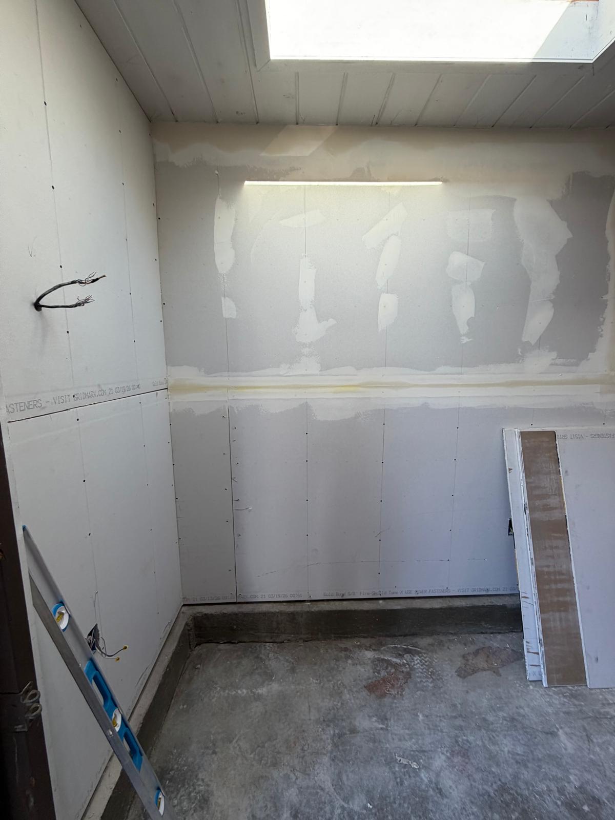 Garage remodel progress - step 5