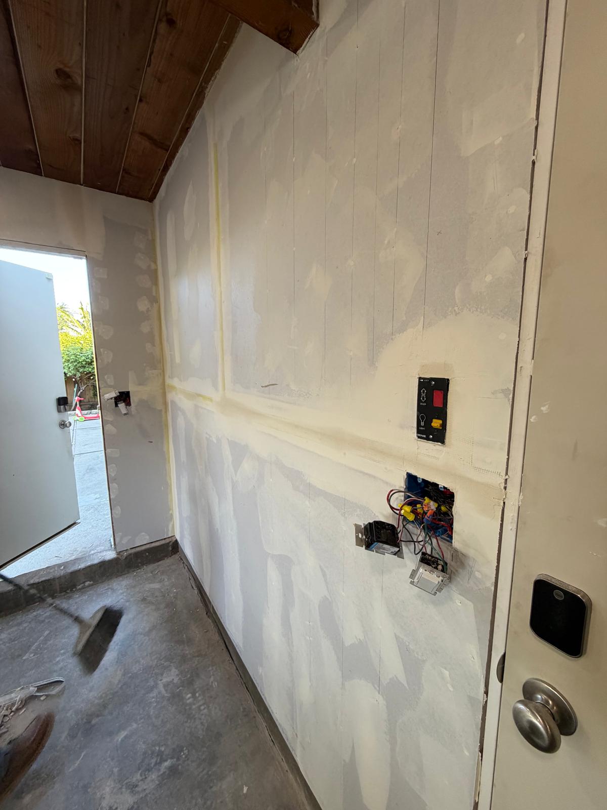 Garage remodel progress - step 6